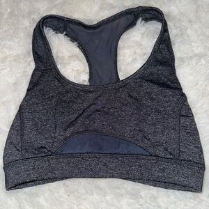 Forever 21 Dark Gray Racerback Sports Bra